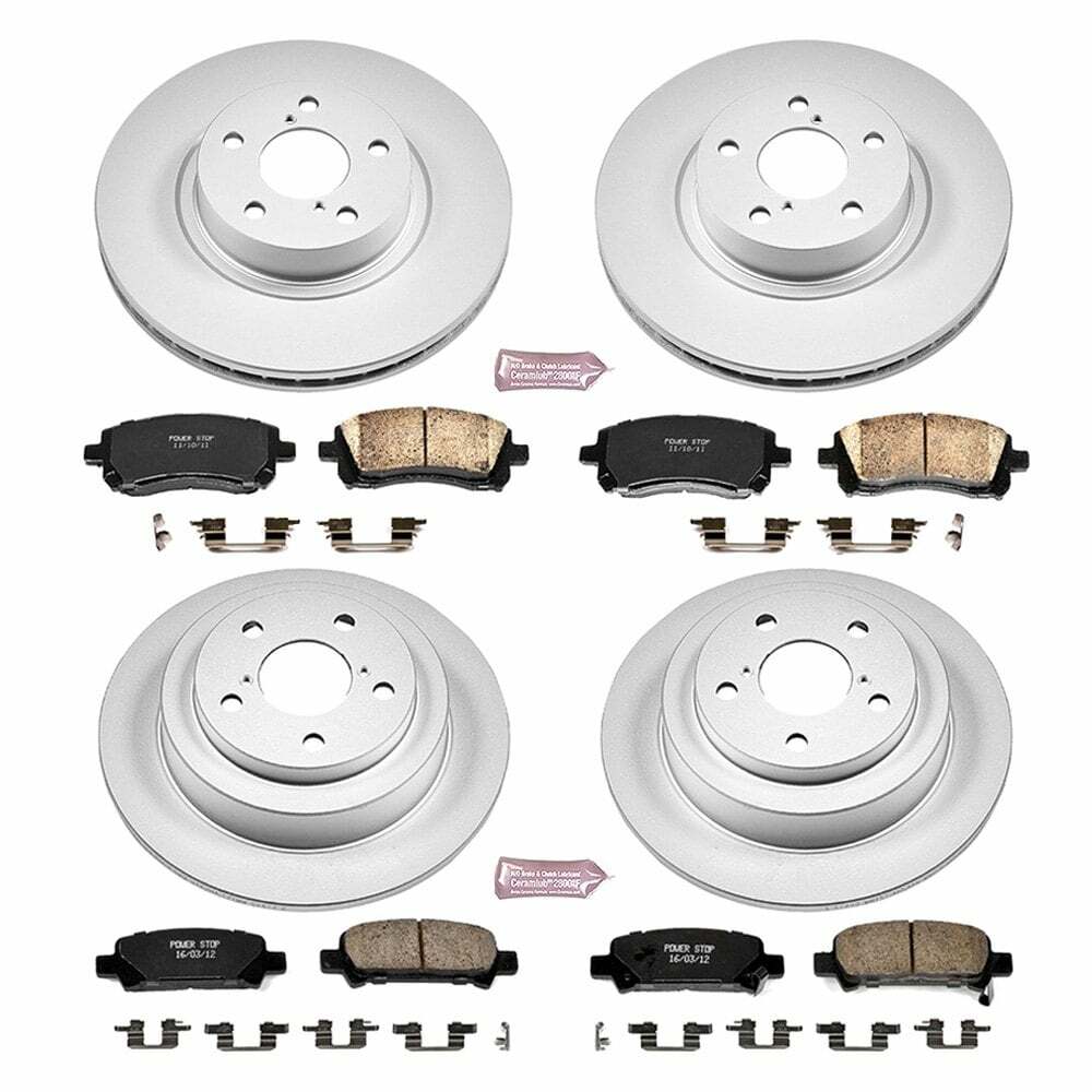 Power Stop 98-02 Subaru Forester Front & Rear Z17 Evolution Geomet Coated Brake Kit - CRK1122