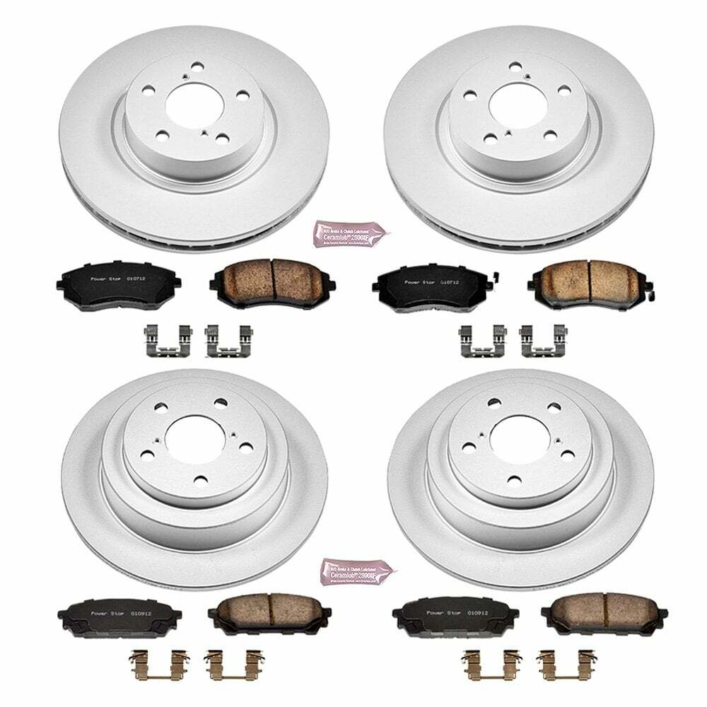 Power Stop 05-06 Saab 9-2X Front & Rear Z17 Evolution Geomet Coated Brake Kit - CRK1127