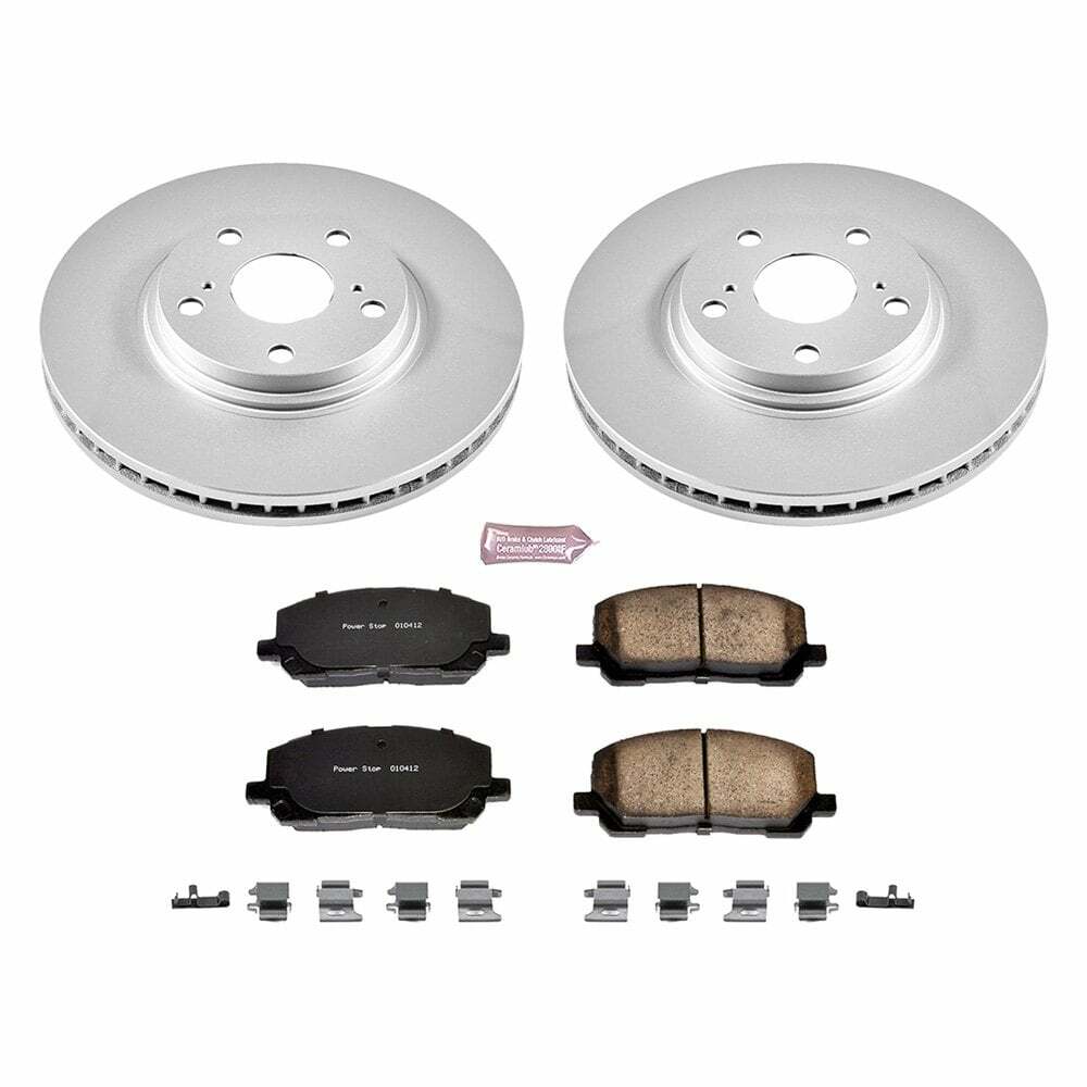 Power Stop 01-07 Toyota Highlander Front Z17 Evolution Geomet Coated Brake Kit - CRK1137