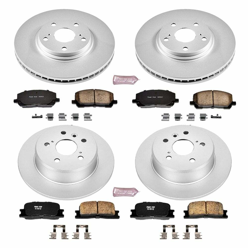 Power Stop 01-03 Toyota Highlander Front & Rear Z17 Evolution Geomet Coated Brake Kit - CRK1139