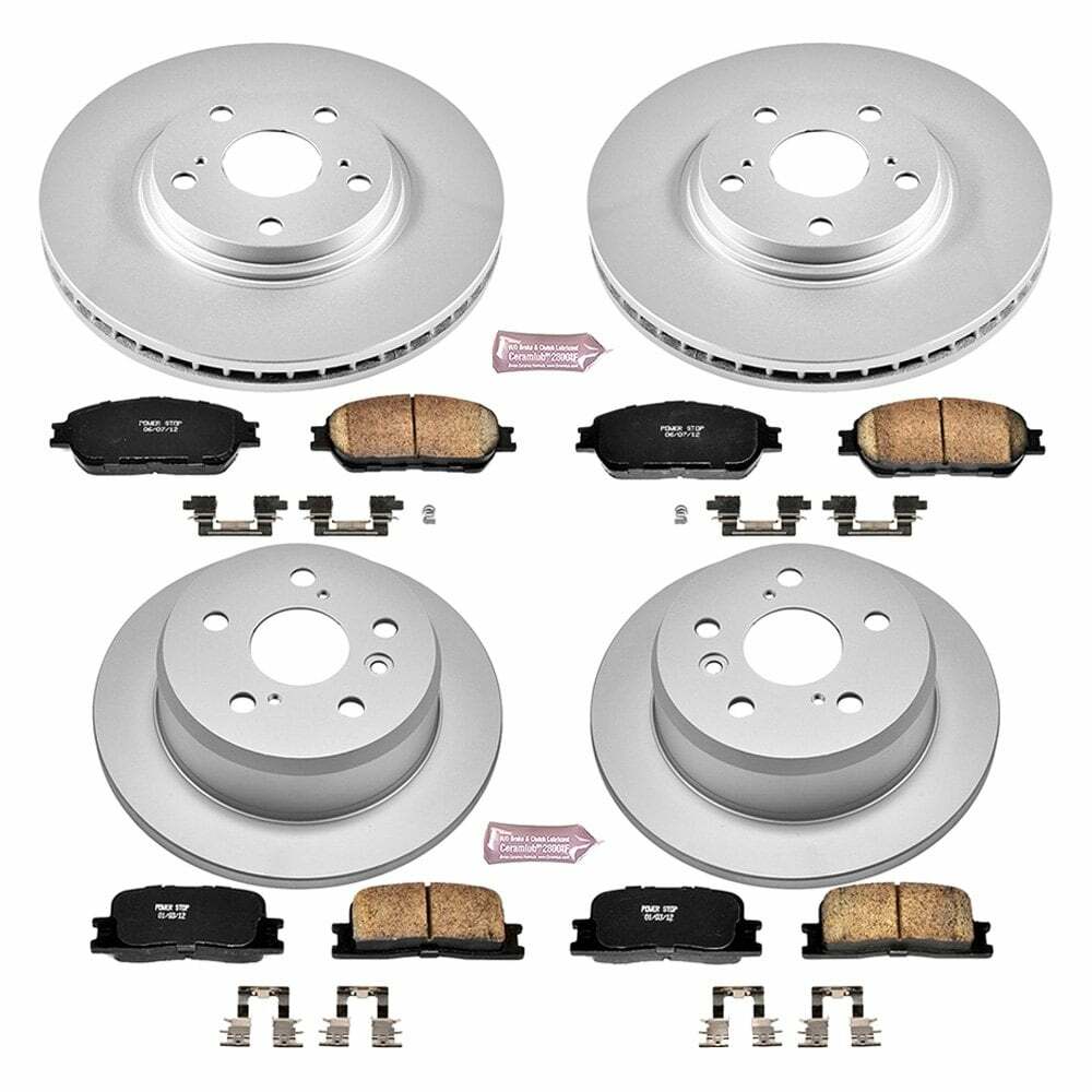 Power Stop 04-06 Lexus ES330 Front & Rear Z17 Evolution Geomet Coated Brake Kit - CRK1142