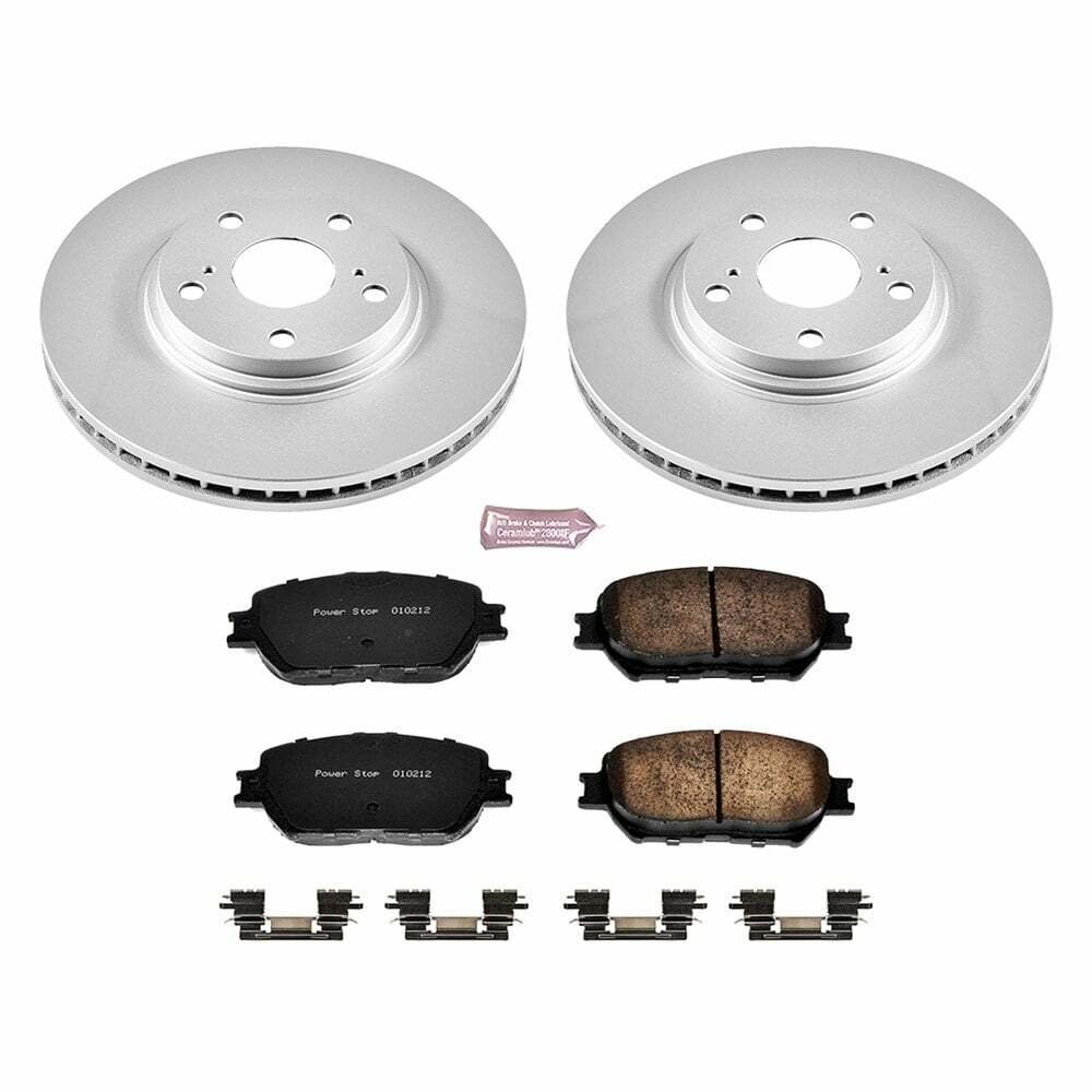 Power Stop 02-04 Toyota Camry Front Z17 Evolution Geomet Coated Brake Kit - CRK1143
