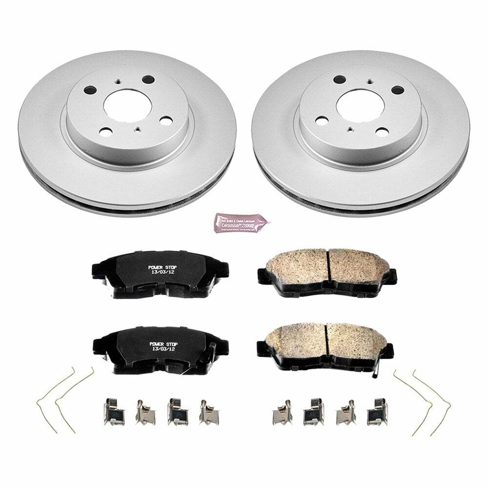 Power Stop 93-97 Geo Prizm Front Z17 Evolution Geomet Coated Brake Kit - CRK1151