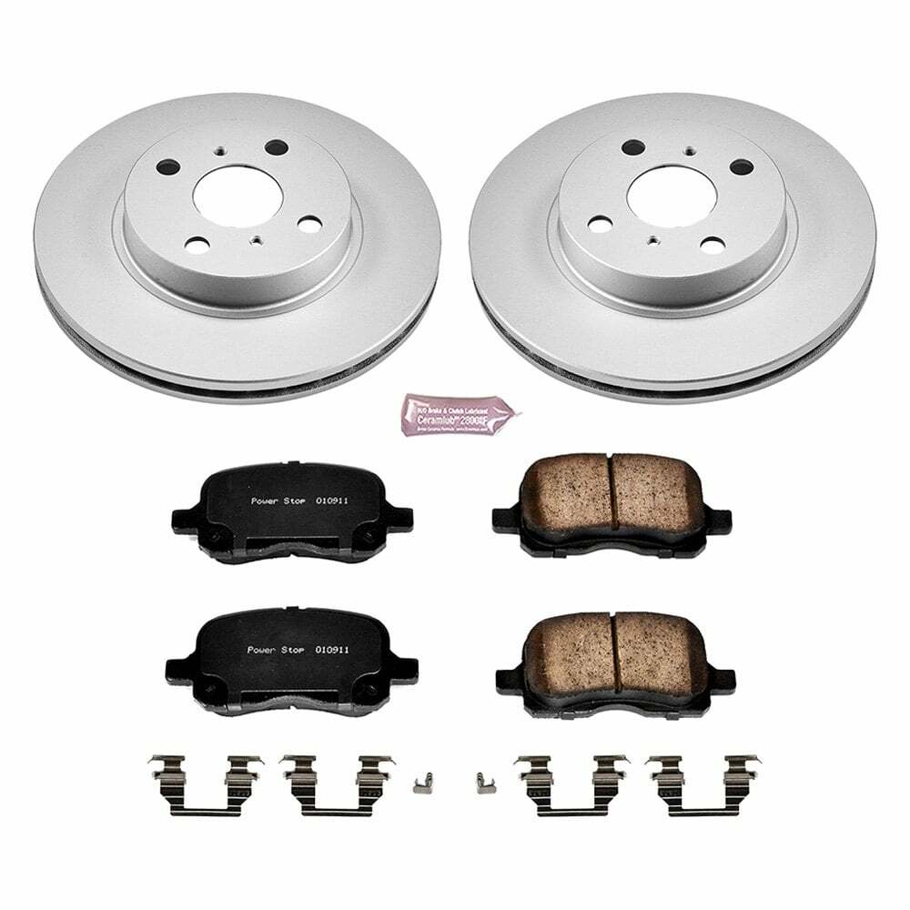 Power Stop 98-02 Chevrolet Prizm Front Z17 Evolution Geomet Coated Brake Kit - CRK1152