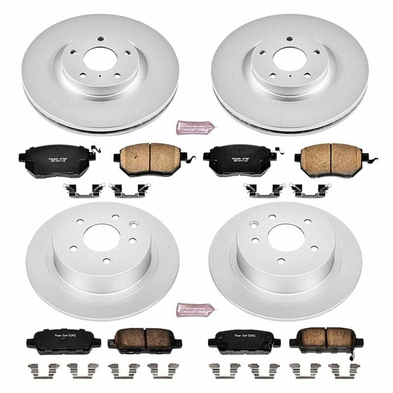 Power Stop 07-08 Nissan Maxima Front & Rear Z17 Evolution Geomet Coated Brake Kit - CRK117