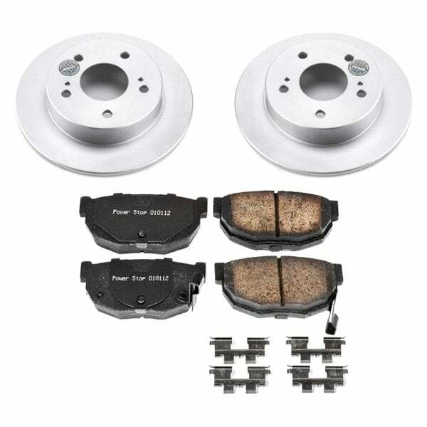 Power Stop 94-98 Nissan 240SX Rear Z17 Evolution Geomet Coated Brake Kit - CRK1174