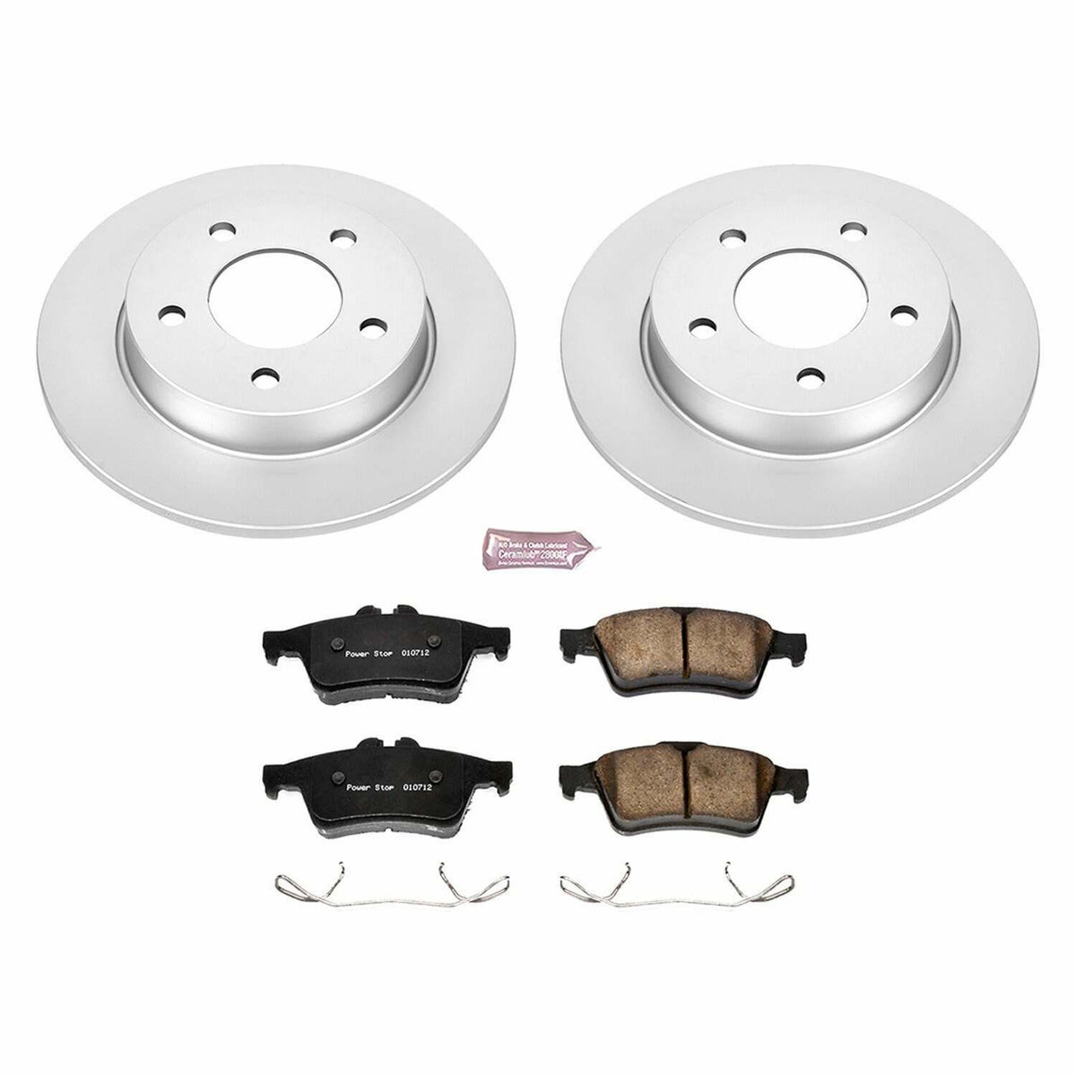 Power Stop 06-13 Mazda 3 Rear Z17 Evolution Geomet Coated Brake Kit - CRK123