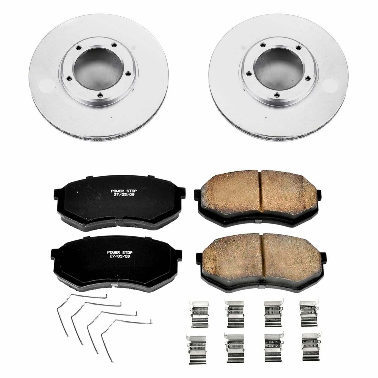 Power Stop 95-04 Toyota Tacoma Front Z17 Evolution Geomet Coated Brake Kit - CRK1232