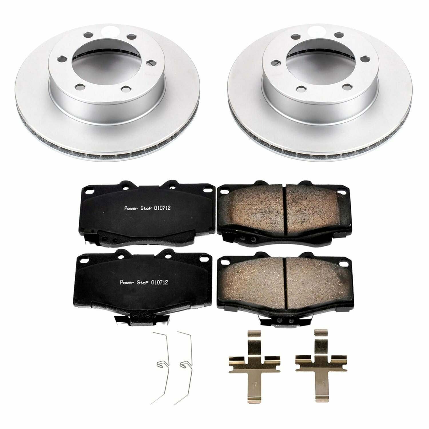 Power Stop 95-02 Toyota 4Runner Front Z17 Evolution Geomet Coated Brake Kit - CRK1233