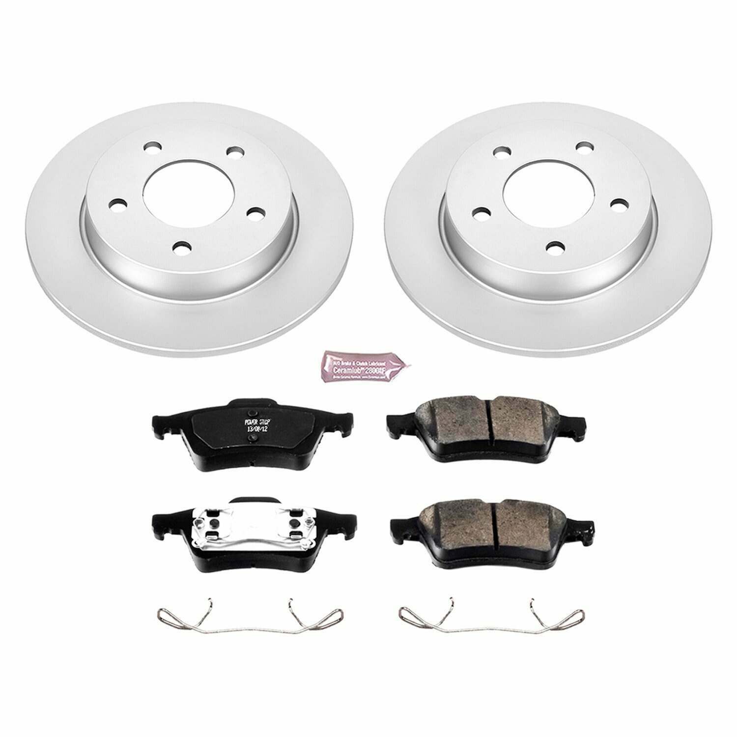 Power Stop 04-05 Mazda 3 Rear Z17 Evolution Geomet Coated Brake Kit - CRK124