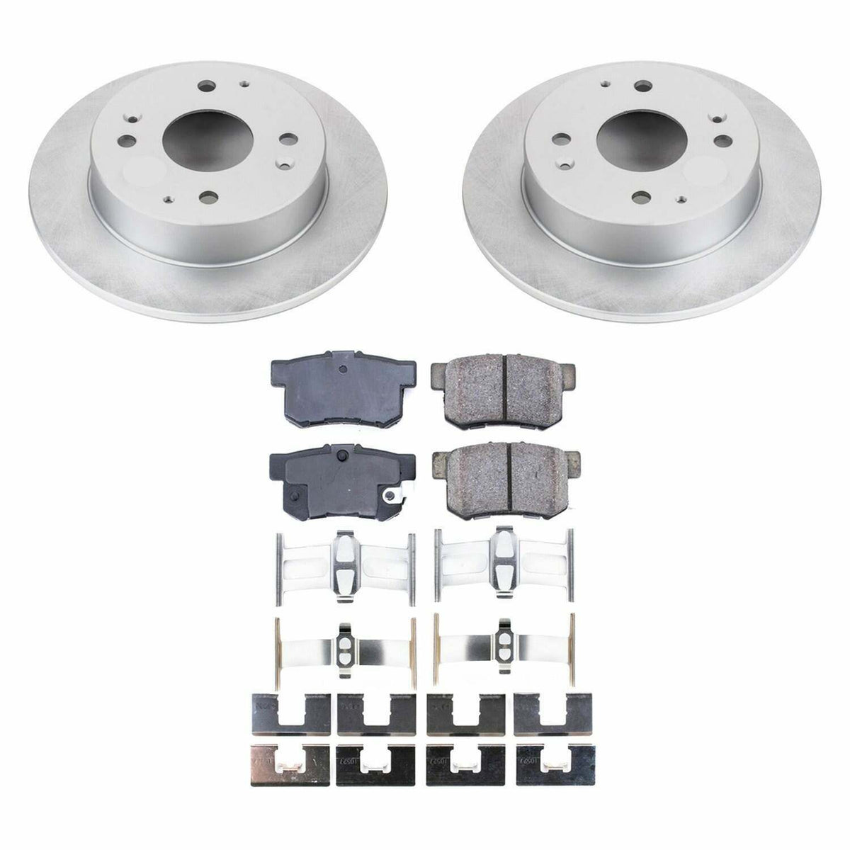 Power Stop 98-99 Acura CL Rear Z17 Evolution Geomet Coated Brake Kit - CRK1244