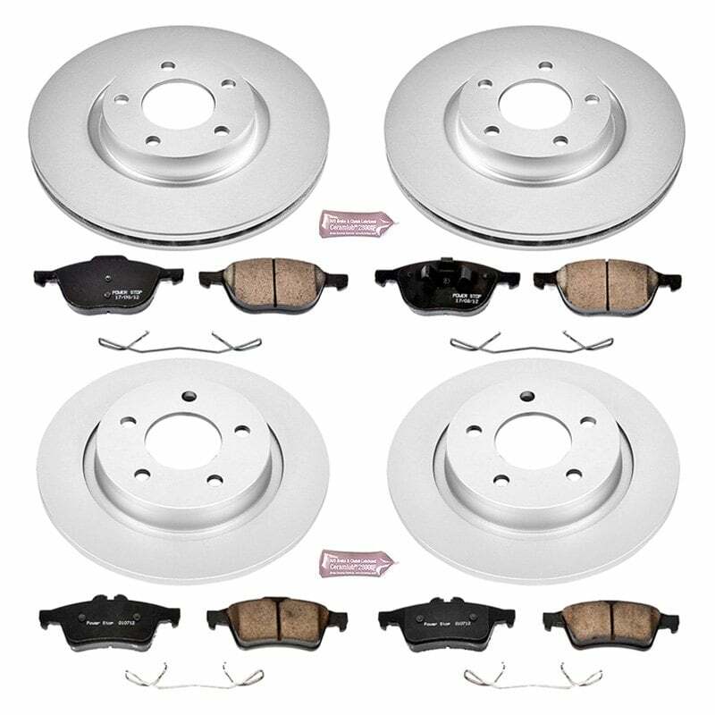 Power Stop 04-13 Mazda 3 Front & Rear Z17 Evolution Geomet Coated Brake Kit - CRK126