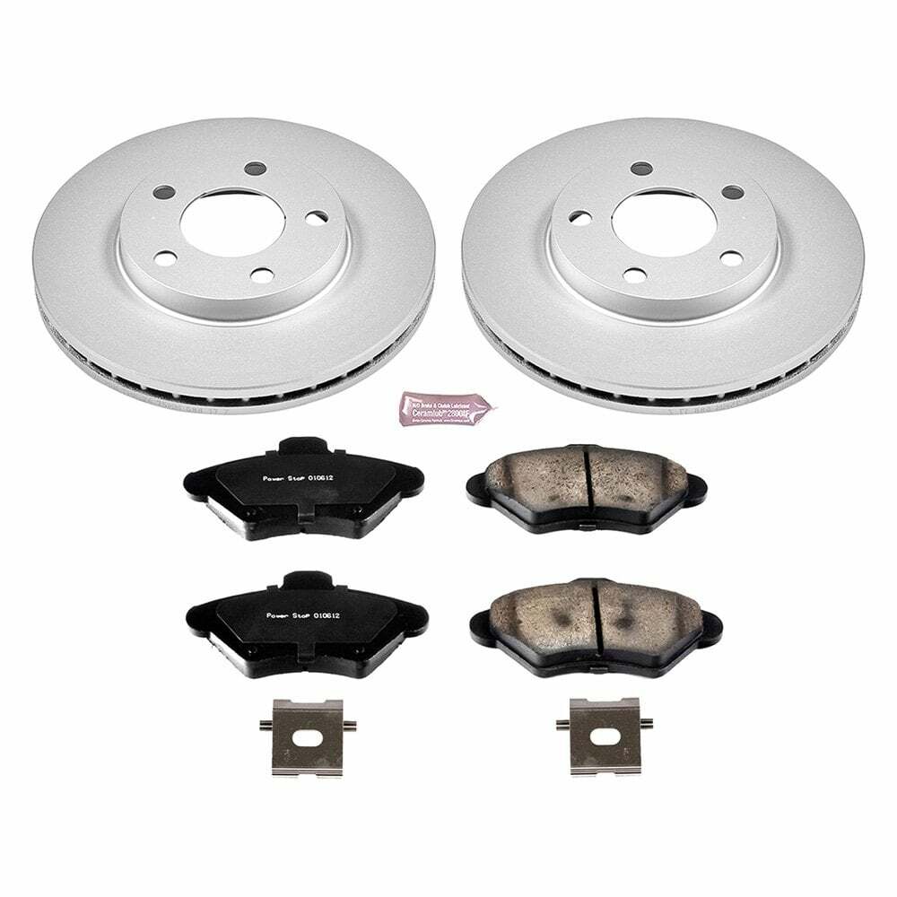 Power Stop 94-98 Ford Mustang Front Z17 Evolution Geomet Coated Brake Kit - CRK1299