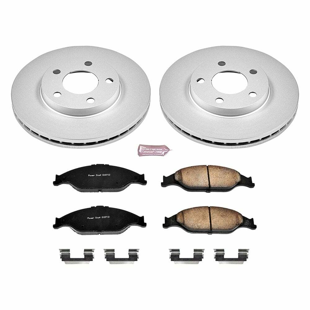 Power Stop 99-04 Ford Mustang Front Z17 Evolution Geomet Coated Brake Kit - CRK1301