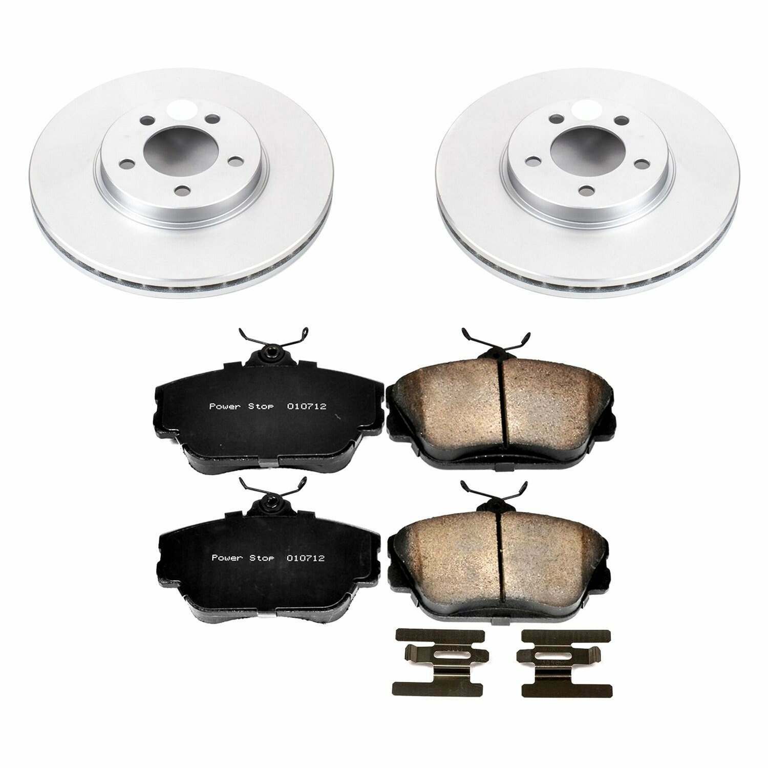 Power Stop 96-99 Ford Taurus Front Z17 Evolution Geomet Coated Brake Kit - CRK1318