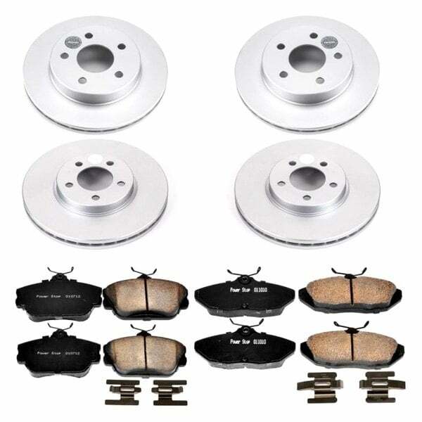 Power Stop 96-97 Ford Thunderbird Front & Rear Z17 Evolution Geomet Coated Brake Kit - CRK1319