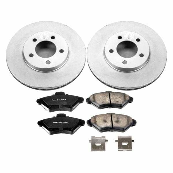 Power Stop 93-97 Ford Thunderbird Front Z17 Evolution Geomet Coated Brake Kit - CRK1325