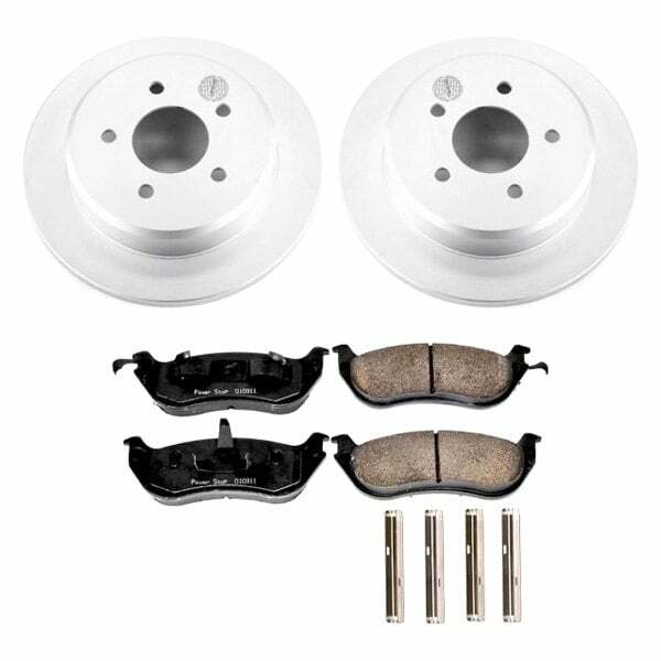 Power Stop 96-02 Ford Crown Victoria Rear Z17 Evolution Geomet Coated Brake Kit - CRK1331