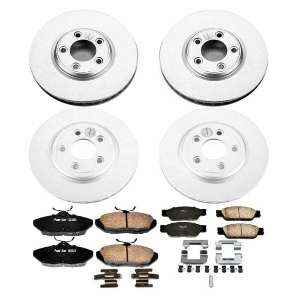 Power Stop 02-05 Ford Thunderbird Front & Rear Z17 Evolution Geomet Coated Brake Kit - CRK1352
