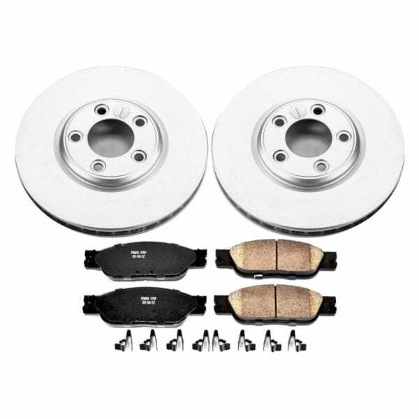 Power Stop 03-04 Jaguar S-Type Front Z17 Evolution Geomet Coated Brake Kit - CRK1353
