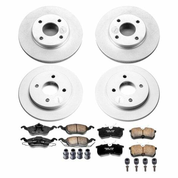 Power Stop 01-04 Ford Focus Front & Rear Z17 Evolution Geomet Coated Brake Kit - CRK1359