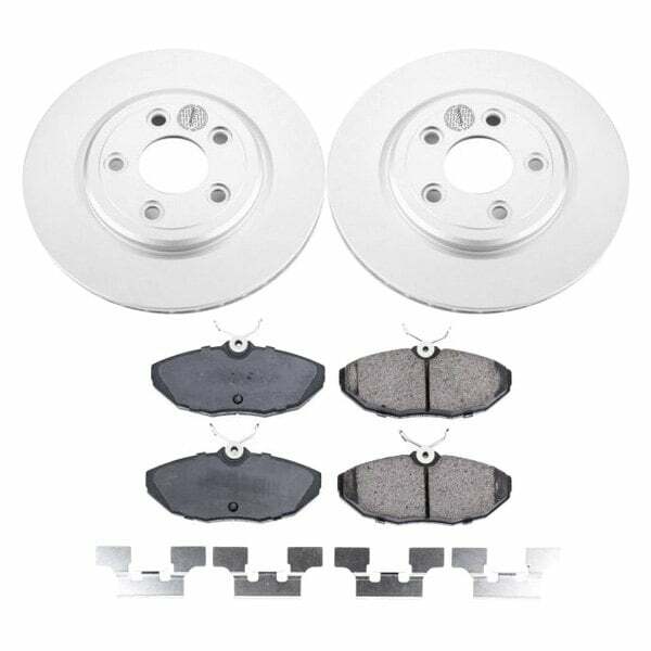 Power Stop 2005 Jaguar Vanden Plas Rear Z17 Evolution Geomet Coated Brake Kit - CRK1361
