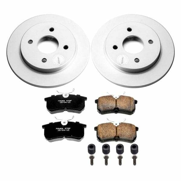 Power Stop 14-19 Ford Fiesta Rear Z17 Evolution Geomet Coated Brake Kit - CRK1363