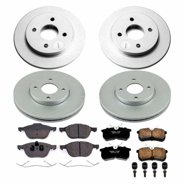 Power Stop 05-07 Ford Focus Front & Rear Z17 Evolution Geomet Coated Brake Kit - CRK1378