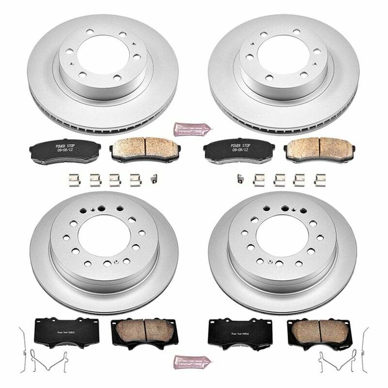 Power Stop 03-09 Toyota 4Runner Front & Rear Z17 Evolution Geomet Coated Brake Kit - CRK138