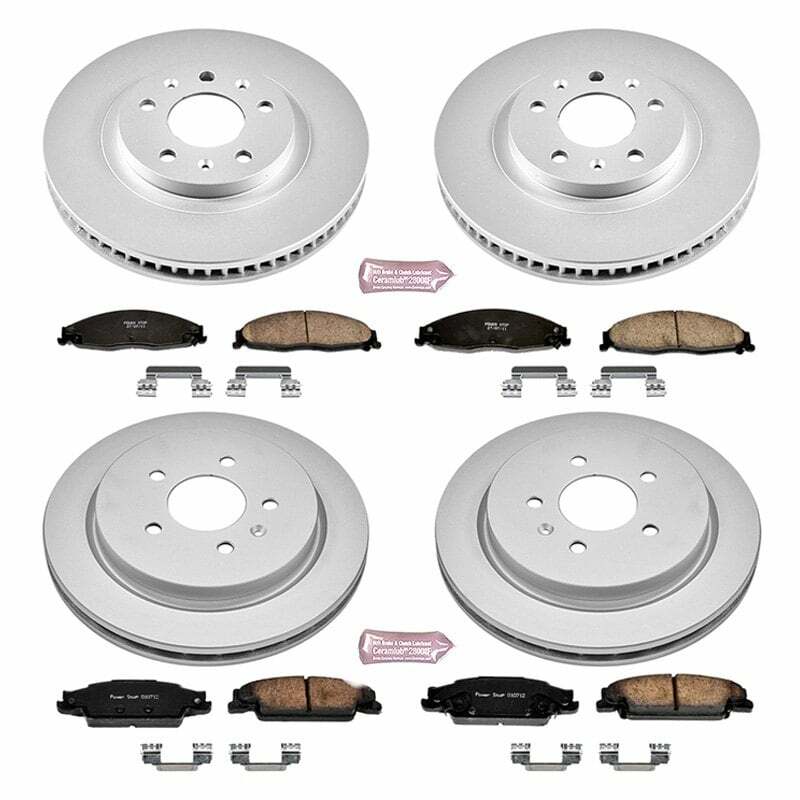 Power Stop 03-07 Cadillac CTS Front & Rear Z17 Evolution Geomet Coated Brake Kit - CRK1420