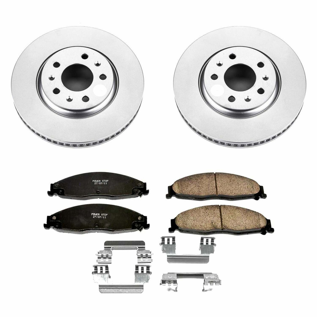 Power Stop 03-05 Cadillac CTS Front Z17 Evolution Geomet Coated Brake Kit - CRK1423