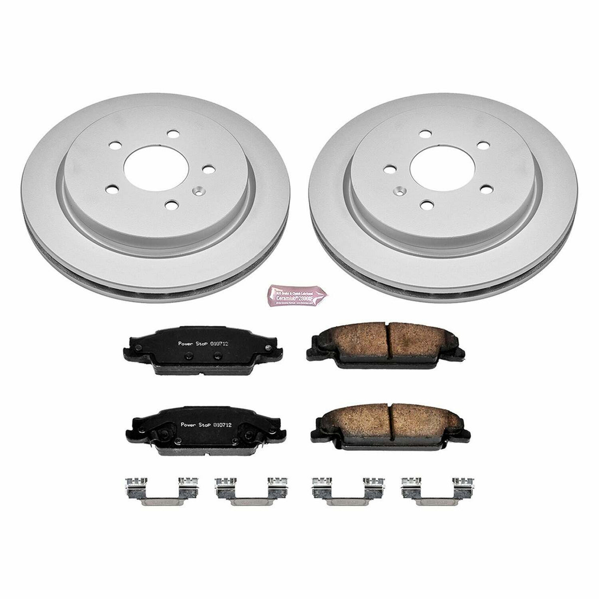 Power Stop 03-07 Cadillac CTS Rear Z17 Evolution Geomet Coated Brake Kit - CRK1425