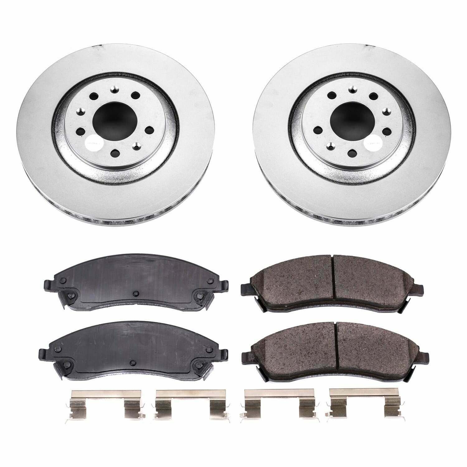 Power Stop 06-07 Cadillac CTS Front Z17 Evolution Geomet Coated Brake Kit - CRK1429