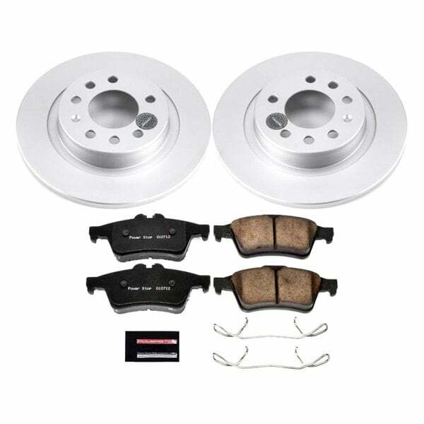 Power Stop 06-09 Pontiac Solstice Rear Z17 Evolution Geomet Coated Brake Kit - CRK1436