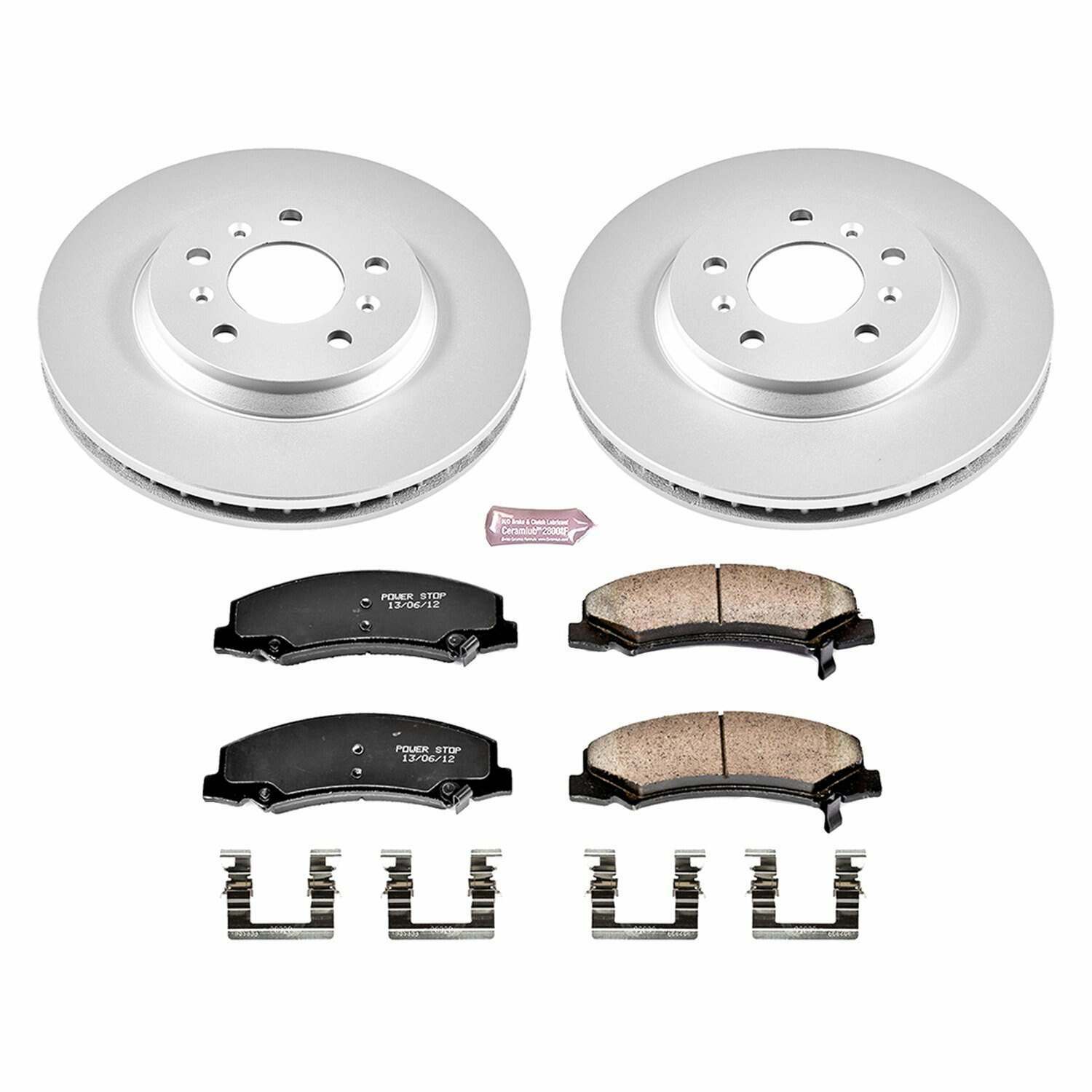 Power Stop 06-11 Buick Lucerne Front Z17 Evolution Geomet Coated Brake Kit - CRK1437