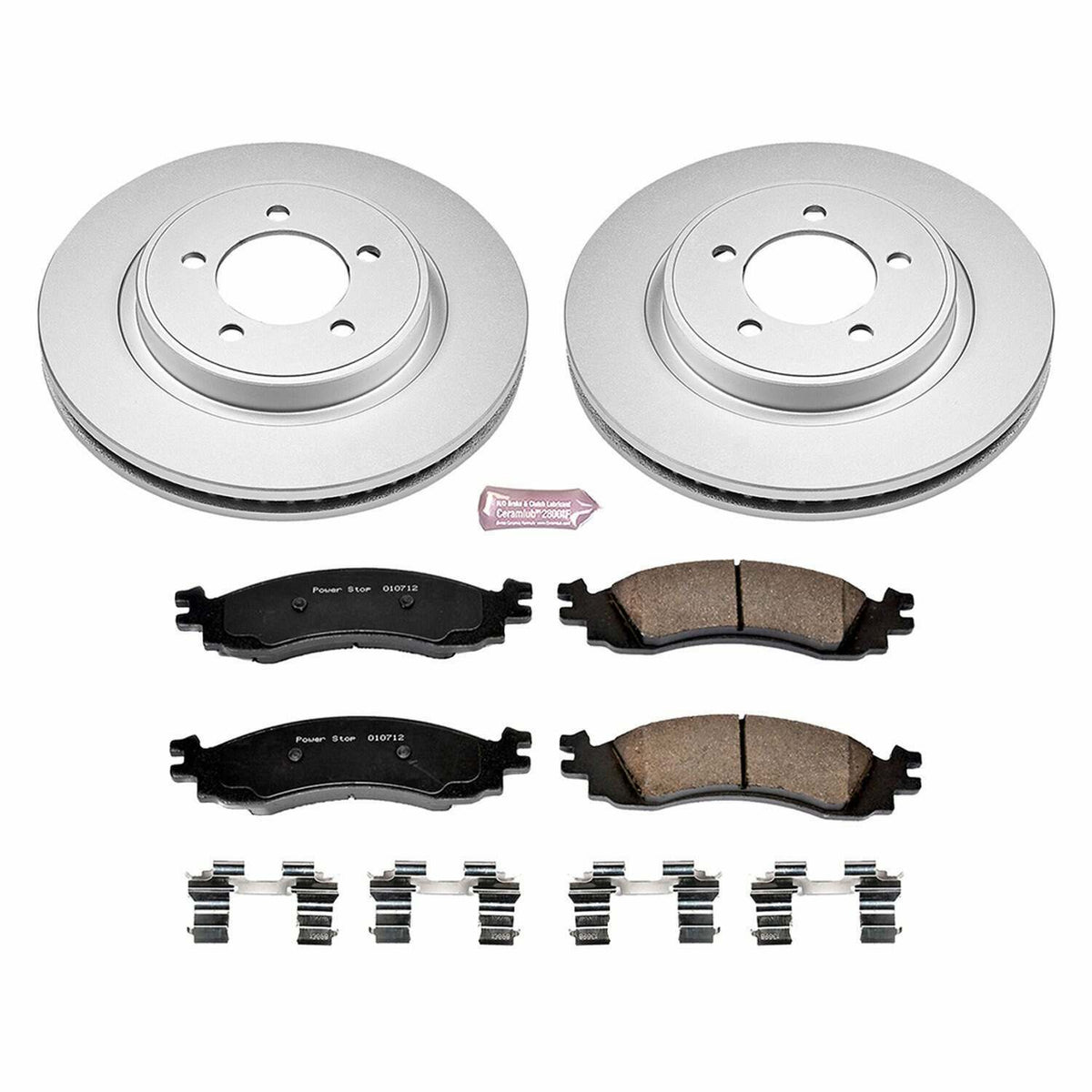 Power Stop 06-10 Ford Explorer Front Z17 Evolution Geomet Coated Brake Kit - CRK1441