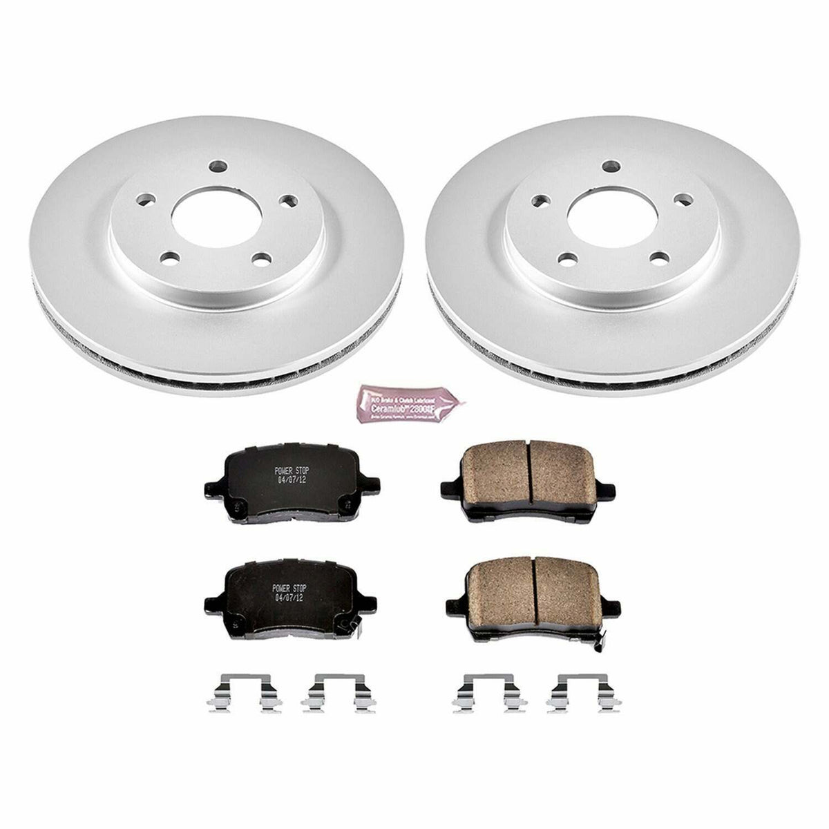 Power Stop 08-11 Chevrolet HHR Front Z17 Evolution Geomet Coated Brake Kit - CRK1448