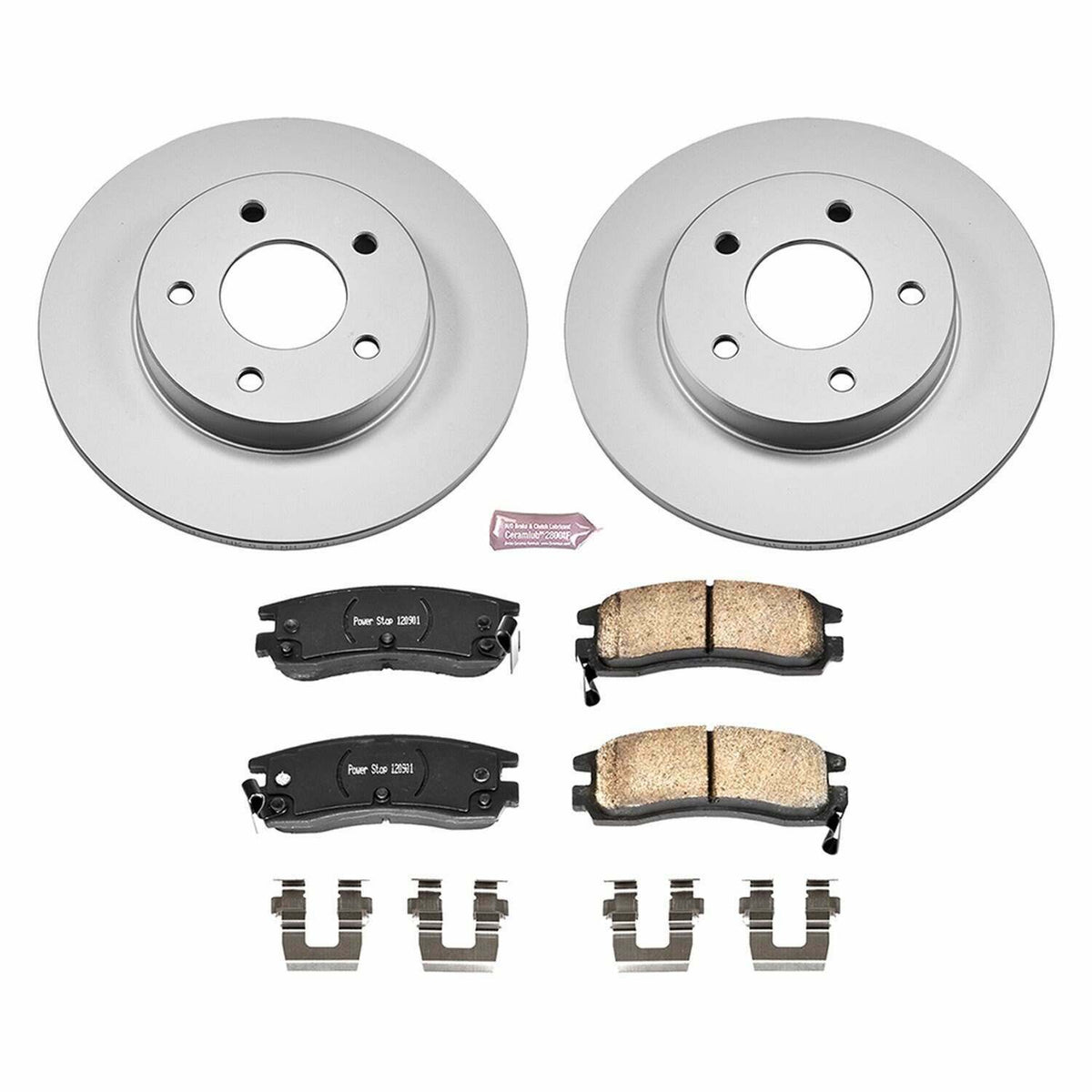 Power Stop 00-05 Buick LeSabre Rear Z17 Evolution Geomet Coated Brake Kit - CRK1526