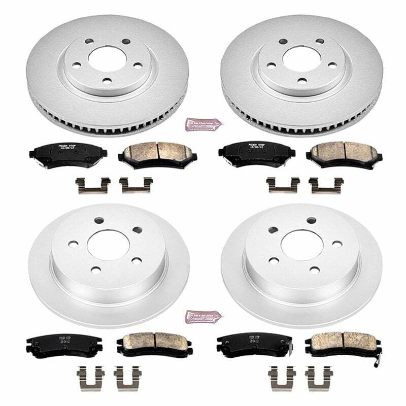 Power Stop 00-05 Chevrolet Impala Front & Rear Z17 Evolution Geomet Coated Brake Kit - CRK1544
