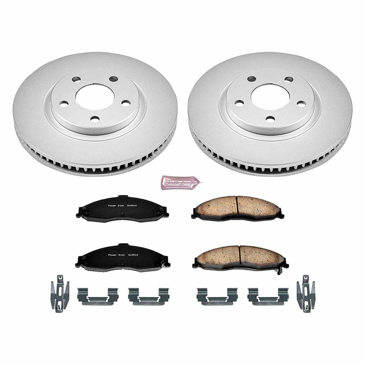 Power Stop 98-02 Chevrolet Camaro Front Z17 Evolution Geomet Coated Brake Kit - CRK1547