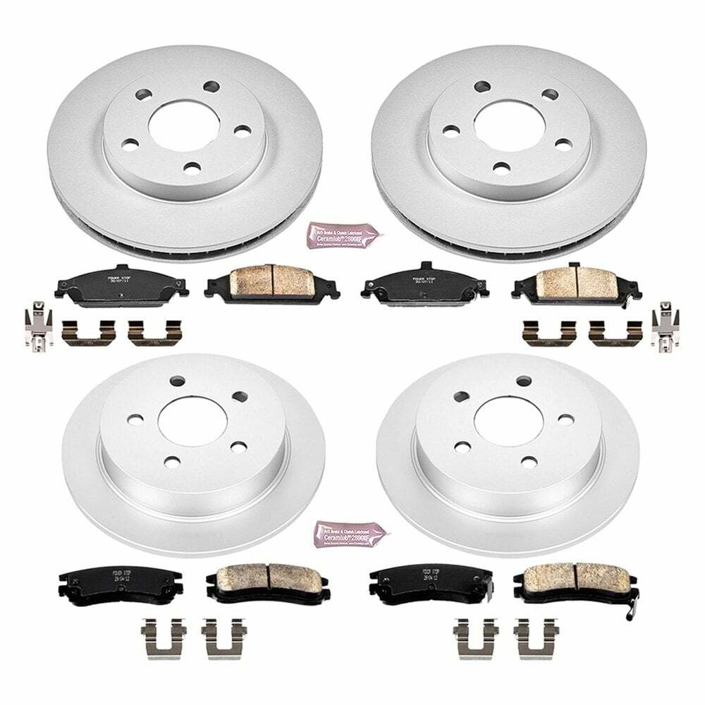 Power Stop 99-04 Oldsmobile Alero Front & Rear Z17 Evolution Geomet Coated Brake Kit - CRK1552