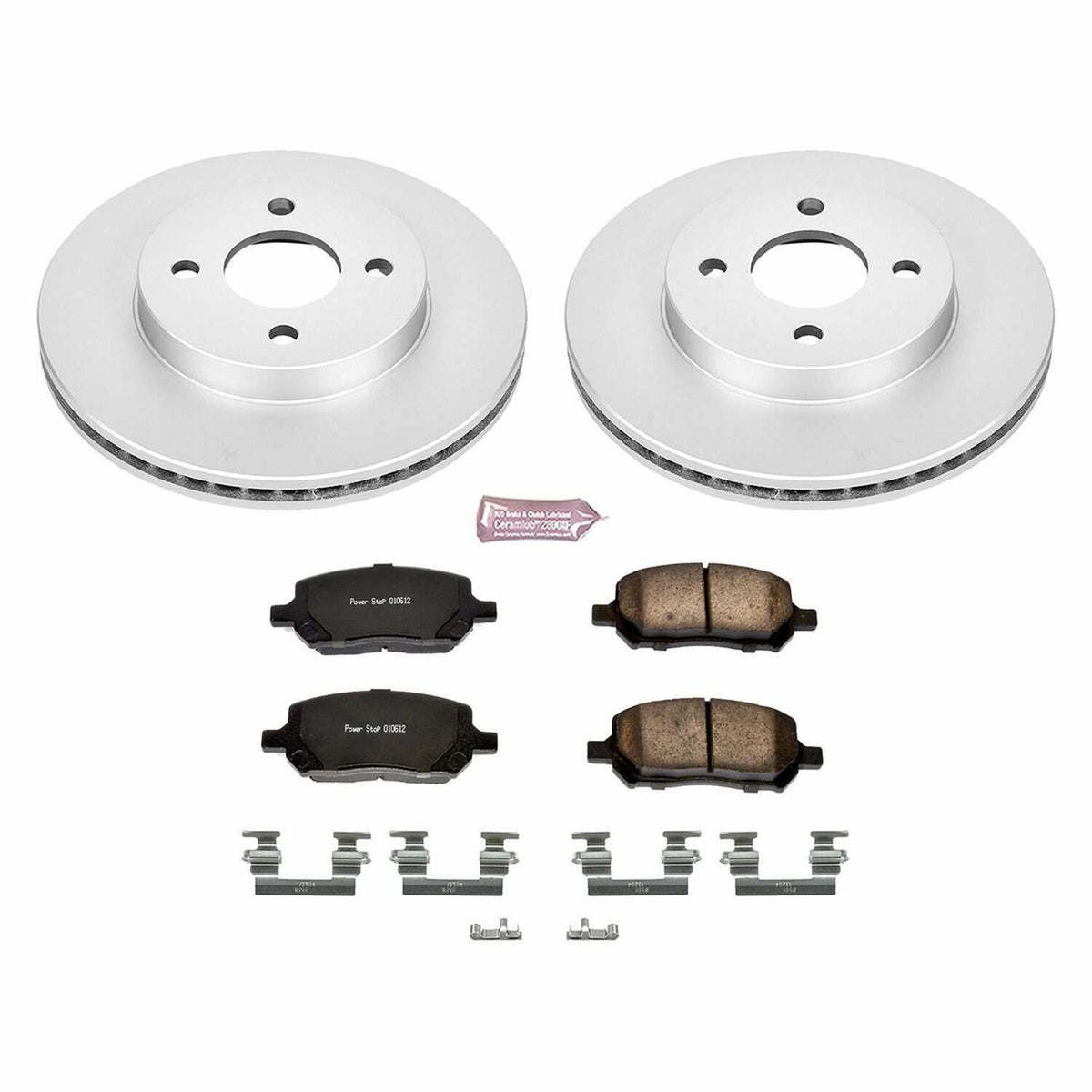Power Stop 05-10 Chevrolet Cobalt Front Z17 Evolution Geomet Coated Brake Kit - CRK1604