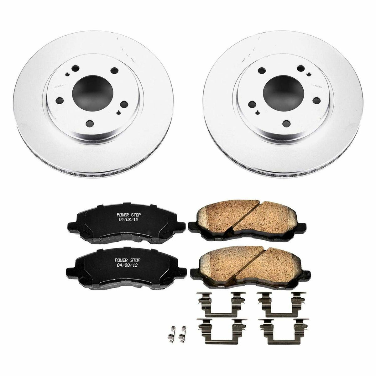Power Stop 01-05 Chrysler Sebring Front Z17 Evolution Geomet Coated Brake Kit - CRK1678