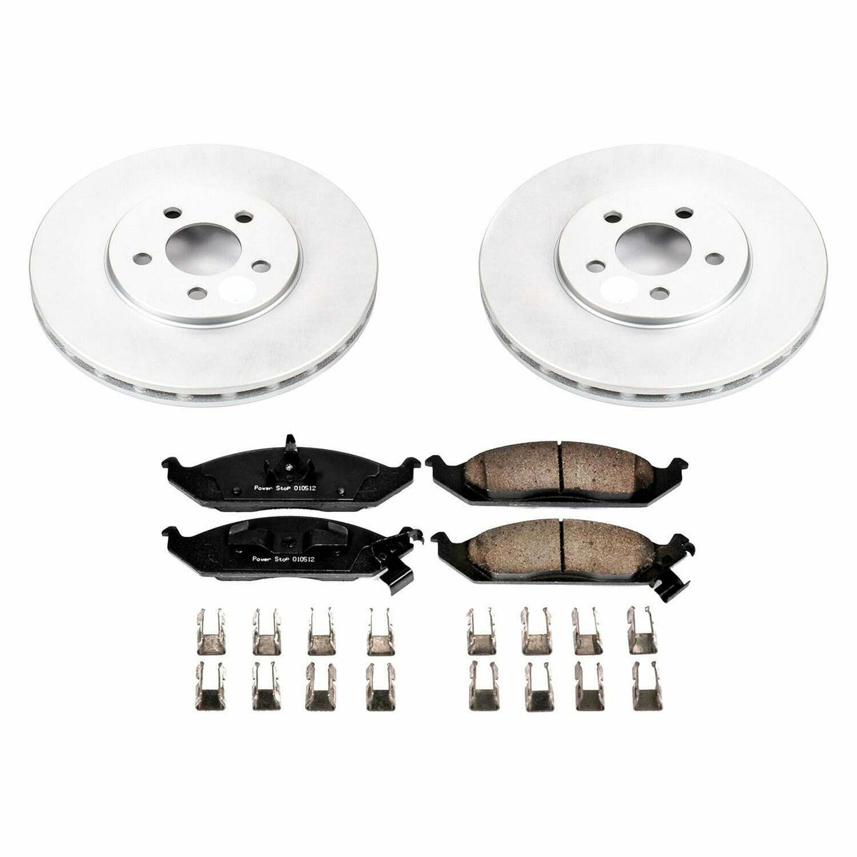Power Stop 95-00 Chrysler Cirrus Front Z17 Evolution Geomet Coated Brake Kit - CRK1679