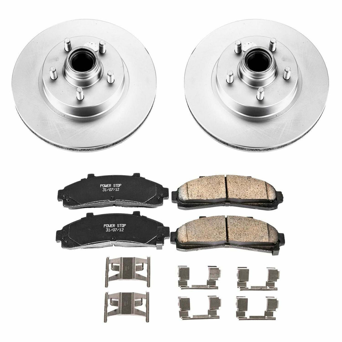 Power Stop 95-01 Ford Explorer Front Z17 Evolution Geomet Coated Brake Kit - CRK1854