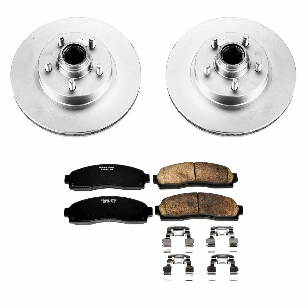Power Stop 03-09 Ford Ranger Front Z17 Evolution Geomet Coated Brake Kit - CRK1857