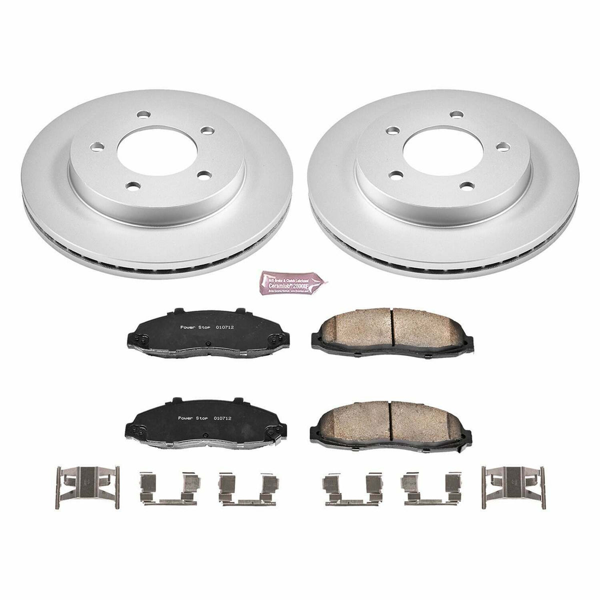 Power Stop 97-03 Ford F-150 Front Z17 Evolution Geomet Coated Brake Kit - CRK1866