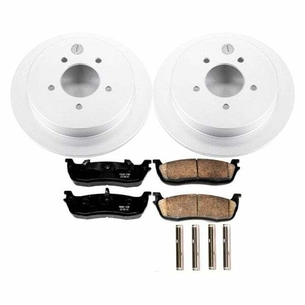 Power Stop 97-00 Ford Expedition Rear Z17 Evolution Geomet Coated Brake Kit - CRK1872