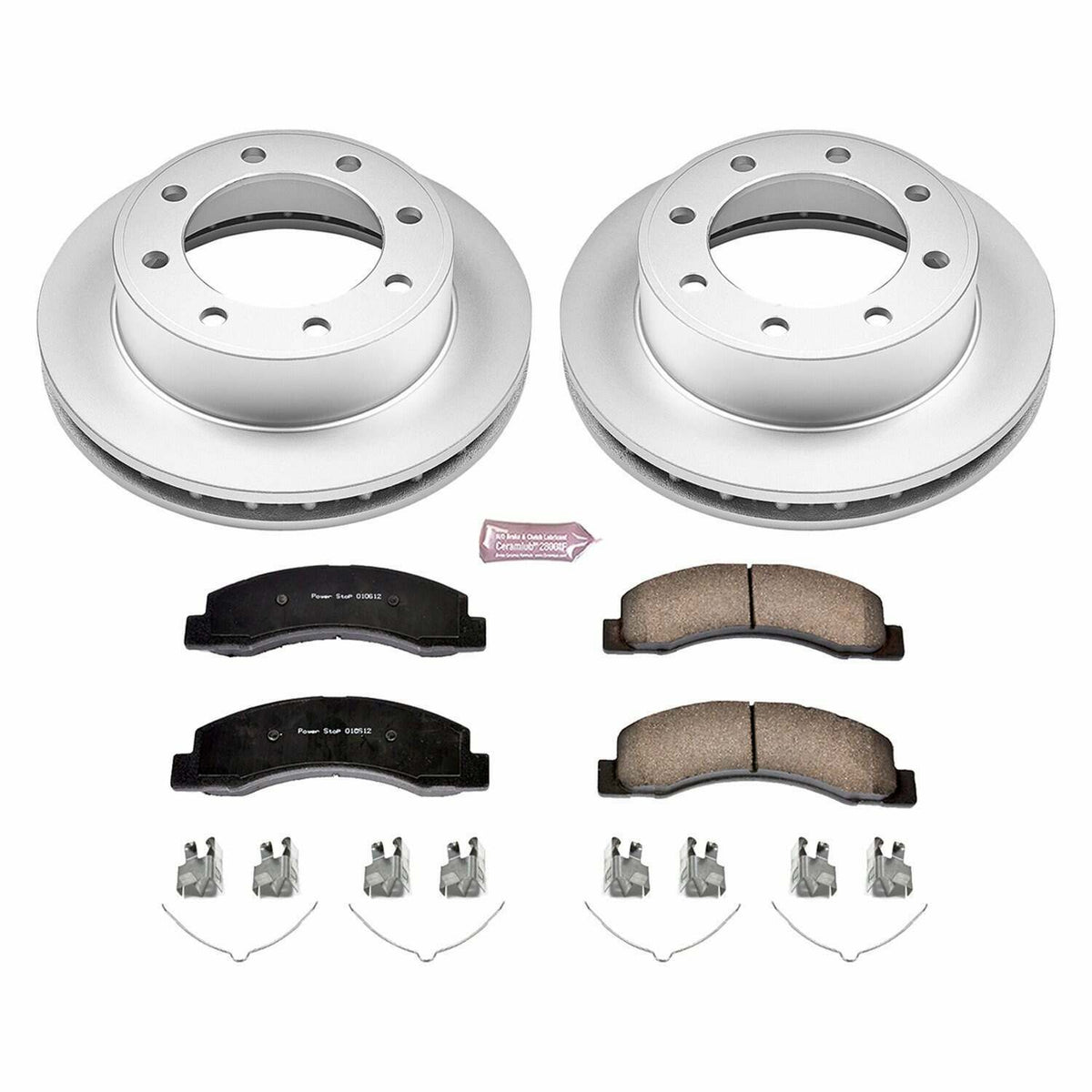Power Stop 00-05 Ford Excursion Front Z17 Evolution Geomet Coated Brake Kit - CRK1905