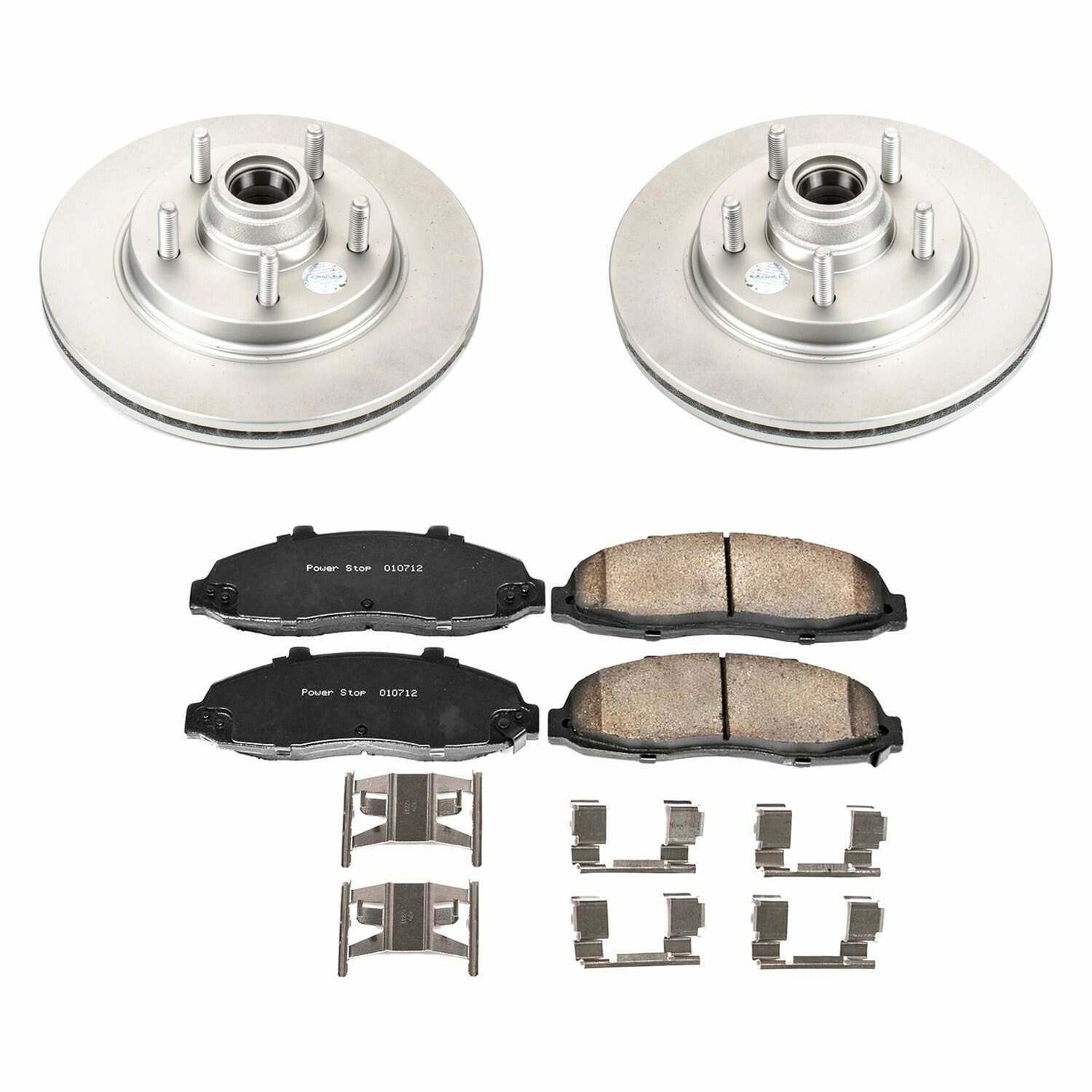 Power Stop 00-03 Ford F-150 Front Z17 Evolution Geomet Coated Brake Kit - CRK1914